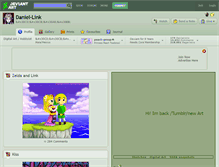 Tablet Screenshot of daniel-link.deviantart.com