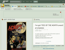 Tablet Screenshot of bazzier.deviantart.com