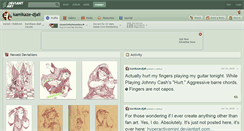 Desktop Screenshot of kamikaze-djali.deviantart.com