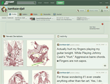 Tablet Screenshot of kamikaze-djali.deviantart.com