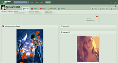 Desktop Screenshot of fireheart12345.deviantart.com