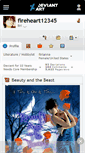 Mobile Screenshot of fireheart12345.deviantart.com