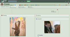 Desktop Screenshot of kt-zombie.deviantart.com