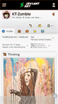 Mobile Screenshot of kt-zombie.deviantart.com