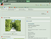 Tablet Screenshot of firebreath46.deviantart.com