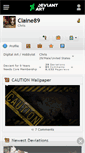 Mobile Screenshot of claine89.deviantart.com