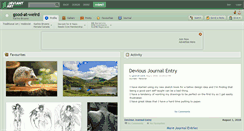 Desktop Screenshot of good-at-weird.deviantart.com