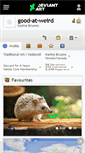 Mobile Screenshot of good-at-weird.deviantart.com