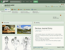 Tablet Screenshot of good-at-weird.deviantart.com