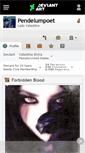 Mobile Screenshot of pendelumpoet.deviantart.com