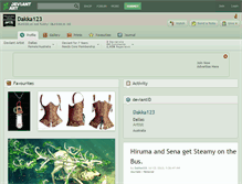 Tablet Screenshot of dakka123.deviantart.com