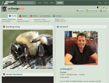 Tablet Screenshot of ce3design.deviantart.com