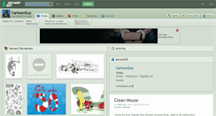 Desktop Screenshot of cartoonguy.deviantart.com