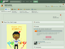 Tablet Screenshot of epicookies.deviantart.com