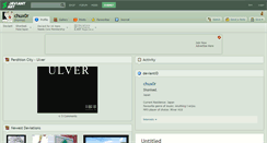 Desktop Screenshot of chux0r.deviantart.com