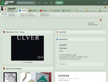 Tablet Screenshot of chux0r.deviantart.com