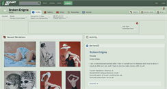 Desktop Screenshot of broken-enigma.deviantart.com