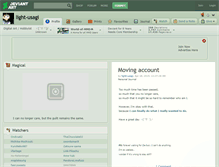 Tablet Screenshot of light-usagi.deviantart.com