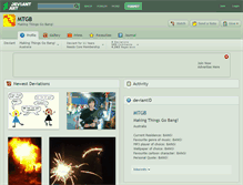 Tablet Screenshot of mtgb.deviantart.com