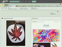 Tablet Screenshot of eluluu.deviantart.com