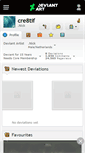 Mobile Screenshot of cre8tif.deviantart.com