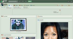 Desktop Screenshot of g4th.deviantart.com