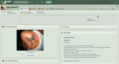 Desktop Screenshot of camwhore29.deviantart.com