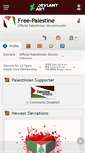 Mobile Screenshot of free-palestine.deviantart.com