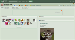 Desktop Screenshot of its-santa-time.deviantart.com