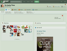Tablet Screenshot of its-santa-time.deviantart.com