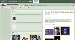 Desktop Screenshot of doctor-who-fans.deviantart.com