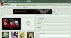 Desktop Screenshot of lanathered.deviantart.com