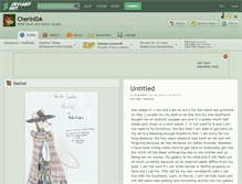 Tablet Screenshot of cherlnida.deviantart.com