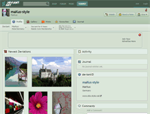 Tablet Screenshot of makus-style.deviantart.com