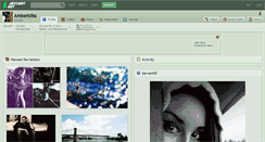 Desktop Screenshot of amberbliss.deviantart.com