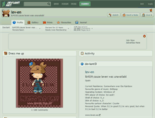 Tablet Screenshot of lev-en.deviantart.com