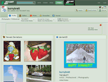 Tablet Screenshot of burnybratt.deviantart.com