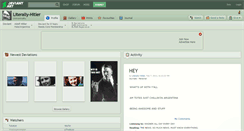 Desktop Screenshot of literally-hitler.deviantart.com