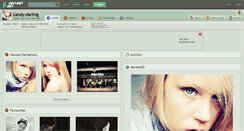 Desktop Screenshot of candy-darling.deviantart.com