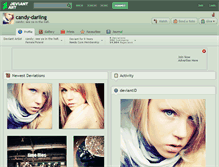 Tablet Screenshot of candy-darling.deviantart.com