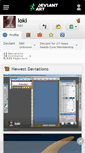 Mobile Screenshot of loki.deviantart.com