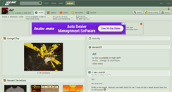 Desktop Screenshot of def.deviantart.com