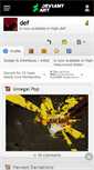 Mobile Screenshot of def.deviantart.com