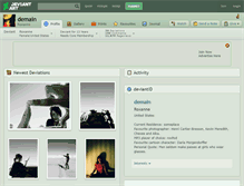 Tablet Screenshot of demain.deviantart.com