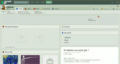 Desktop Screenshot of cybyrot.deviantart.com