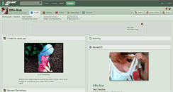 Desktop Screenshot of elfin-brat.deviantart.com