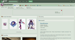Desktop Screenshot of ebonyphantom.deviantart.com