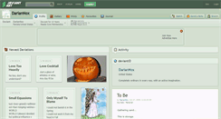 Desktop Screenshot of dariannox.deviantart.com