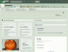 Tablet Screenshot of dariannox.deviantart.com