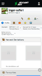 Mobile Screenshot of inger-sofie1.deviantart.com